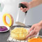 Stainless Steel Potato Masher with Non-Slip Handle Garlic, Fruit, and Vegetable Crusher