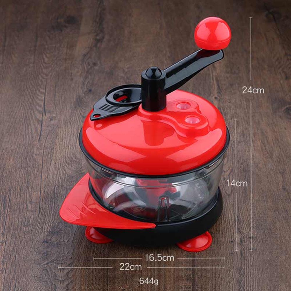 Multi-function Manual Food Processor Meat Grinder, Vegetable Chopper & Egg Blender