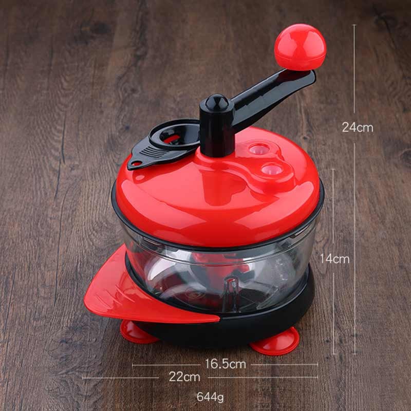Multi-function Manual Food Processor Meat Grinder, Vegetable Chopper & Egg Blender