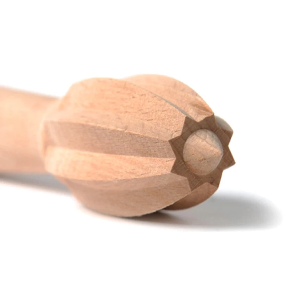 Wooden Lemon & Citrus Squeezer Beech Wood Orange Juice Reamer for Kitchen, Bar, and Fruit Lovers
