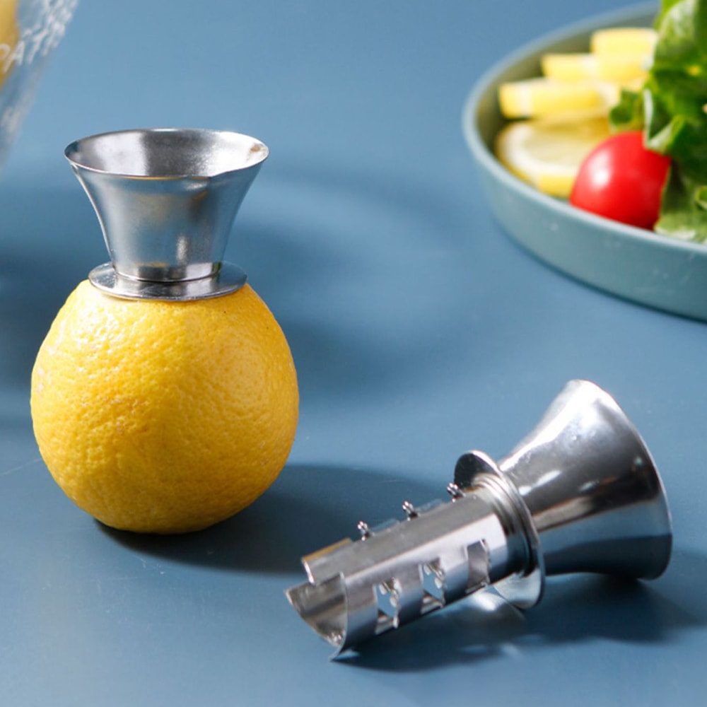 Stainless Steel Manual Mini Fruit Juicer Easy-to-Use Lemon Squeezer & Orange Juice Extractor for Fresh, Healthy Drinks