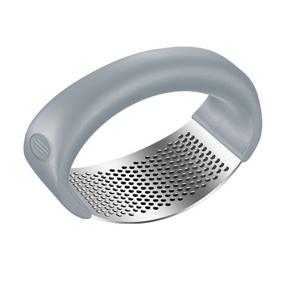 Stainless Steel Garlic Masher Manual Garlic Chopper Press Crusher for Fruits and Vegetables