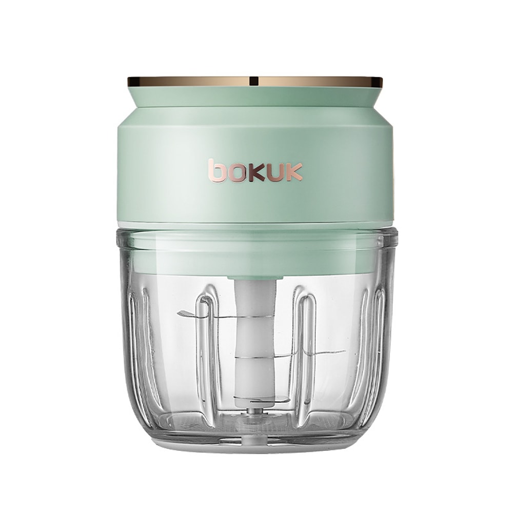 Glass Electric Garlic Crusher And Portable Fresh Meat Chopper USB Rechargeable Ginger Chili And Veg 6