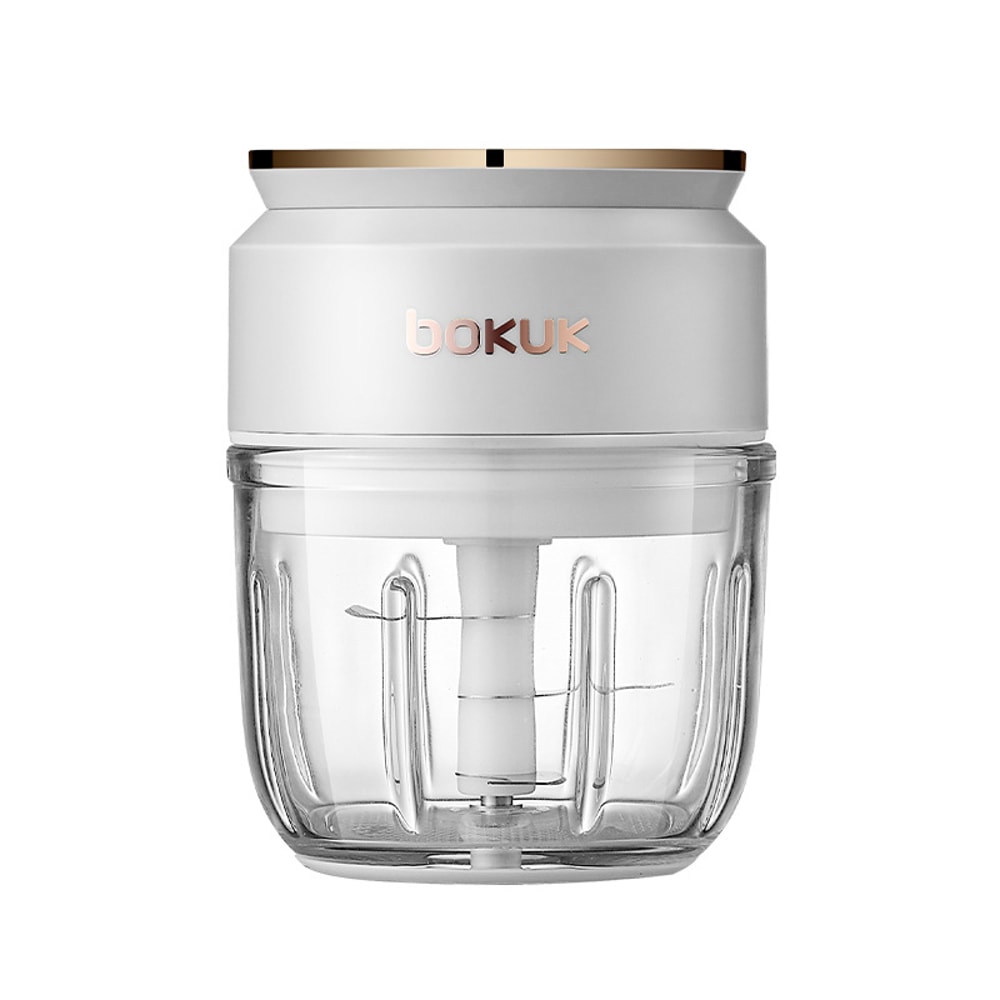 Glass Electric Garlic Crusher And Portable Fresh Meat Chopper USB Rechargeable Ginger Chili And Veg 7