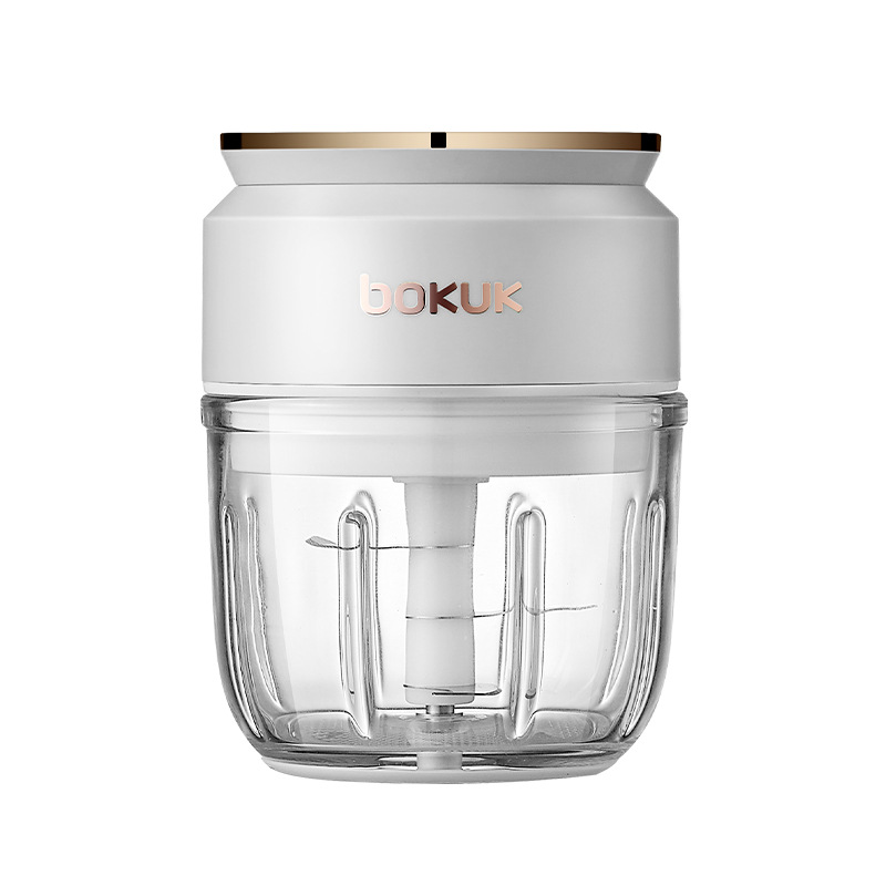 Glass Electric Garlic Crusher And Portable Fresh Meat Chopper USB Rechargeable Ginger Chili And Veg 7