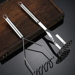 stainless steel potato masher manual fruit and vegetable crusher for kitchen use