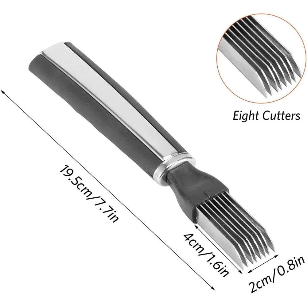 Vegetable Chopper Onion Slicer Garlic Shredder Multi Cutter Tool 5