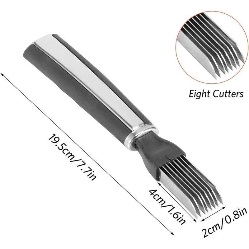 Vegetable Chopper Onion Slicer Garlic Shredder Multi Cutter Tool 5