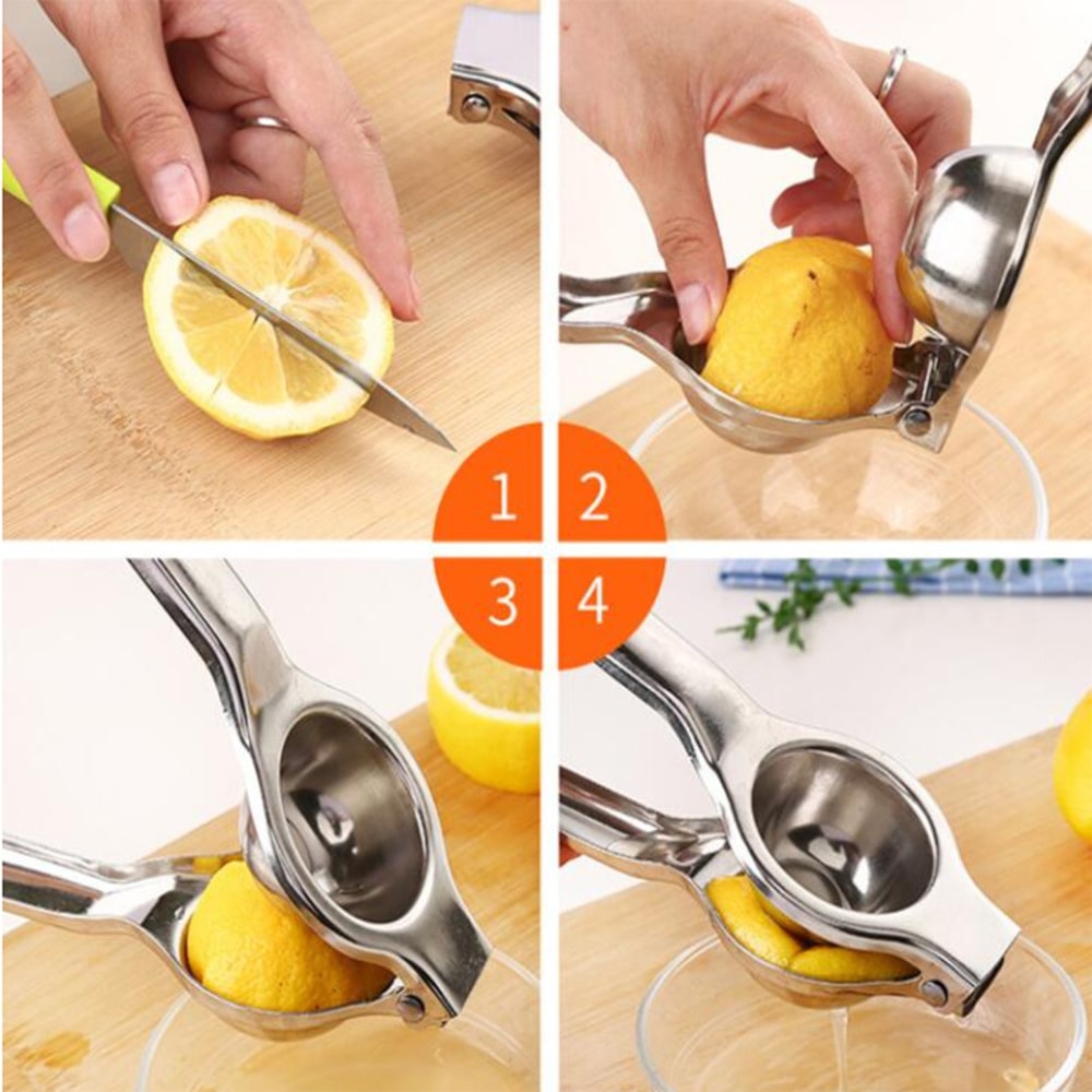 Manual Lemon Squeezer Citrus Juicer Portable Hand Press Extractor for Fresh Juice Anytime