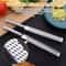 Premium Stainless Steel Cheese Grater & Lemon Zester with Long Handle