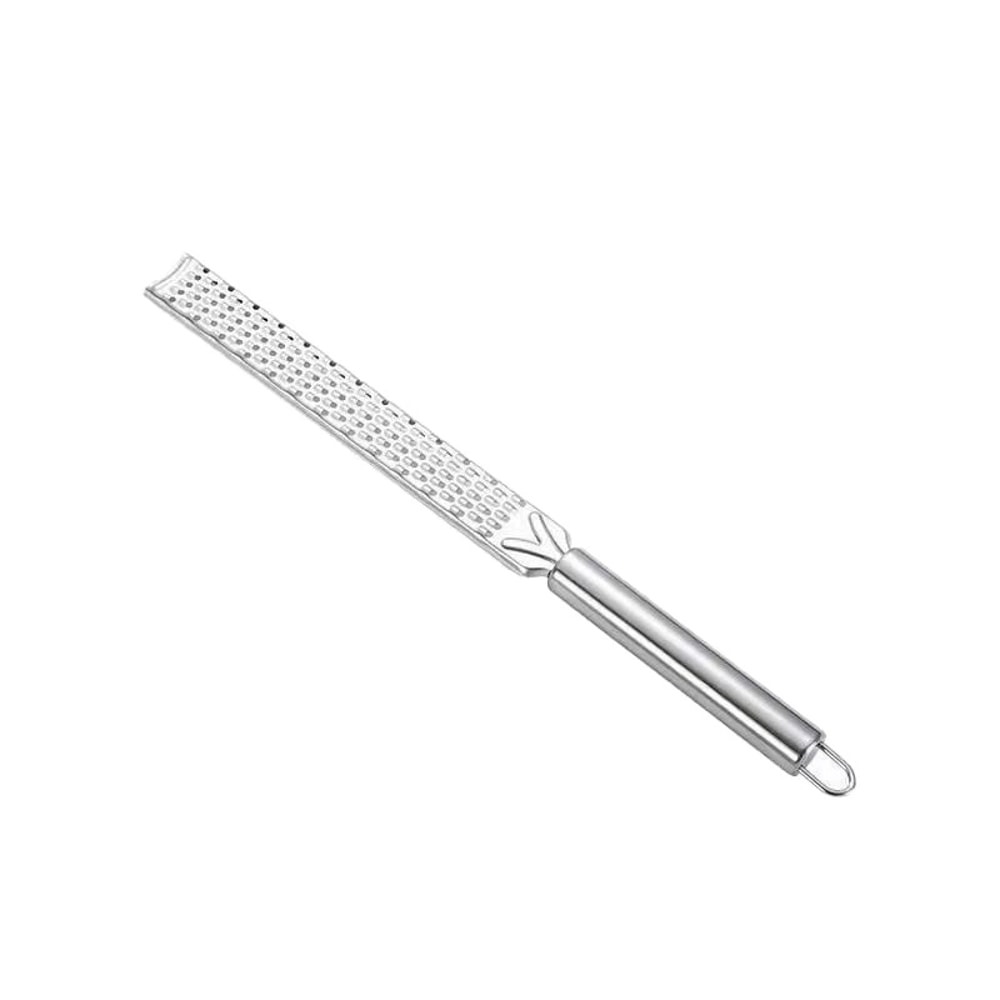 Premium Stainless Steel Cheese Grater & Lemon Zester with Long Handle
