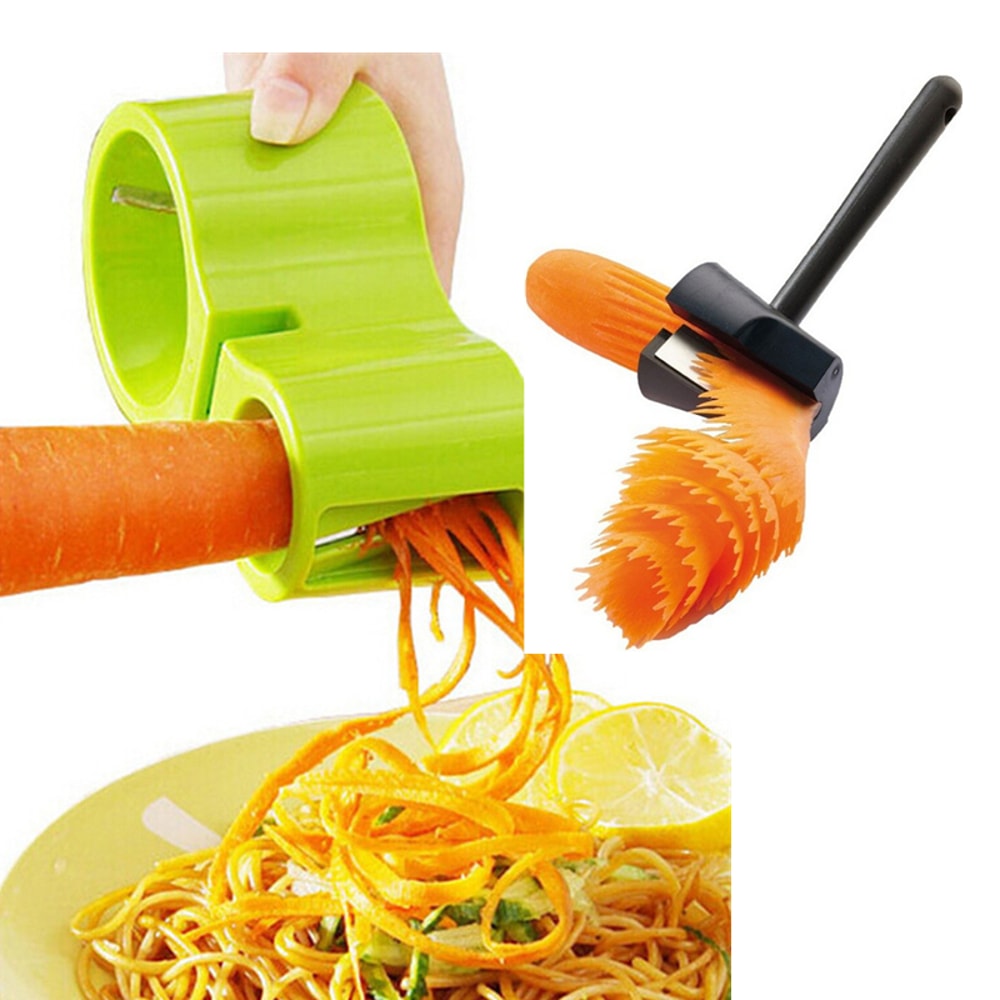 Precision Julienne Peeler & Serrated Paring Knife for Effortless Kitchen Prep