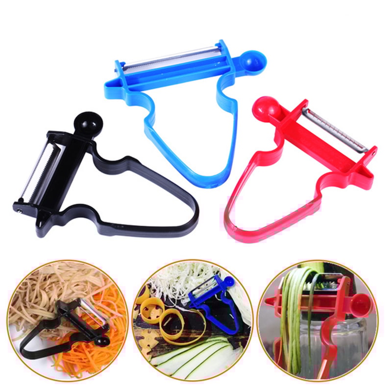 Precision Julienne Peeler & Serrated Paring Knife for Effortless Kitchen Prep