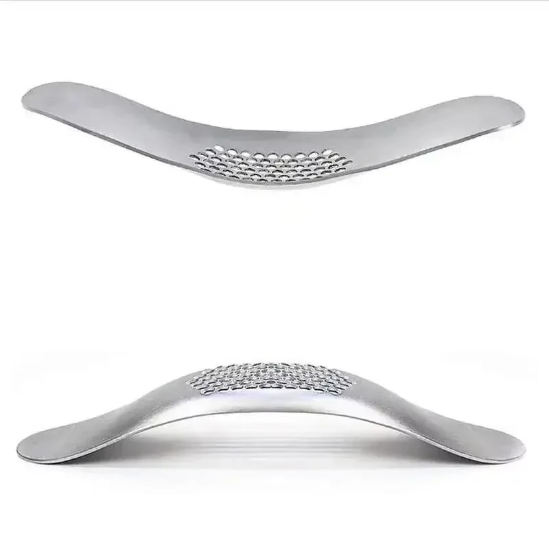 Stainless Steel Garlic Press Easy Manual Garlic Mincer Kitchen Tool 4