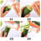 Stainless Steel Spiral Vegetable Slicer Julienne Cutter Kitchen Tool 5