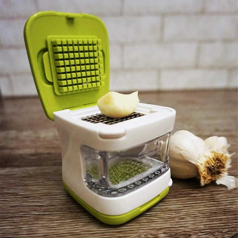 MultiFunction Vegetable Chopper Garlic Press Kitchen Cutter Tool 1