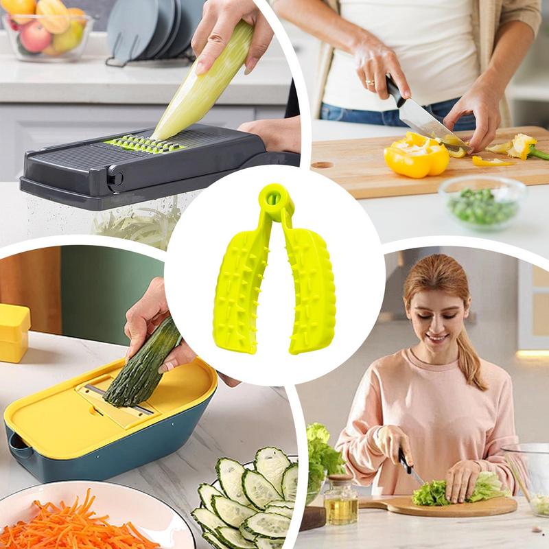 SafeGrip Vegetable Cutting Guard Finger Protector Tool For Safe Slicing 4