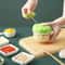 Manual Garlic Chopper Pull Cord Food Processor Compact Vegetable Mincer
