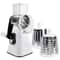 Rotary Cheese Grater with Suction Base Manual Vegetable Slicer & Nut Grinder