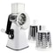 Rotary Cheese Grater with Suction Base Manual Vegetable Slicer & Nut Grinder