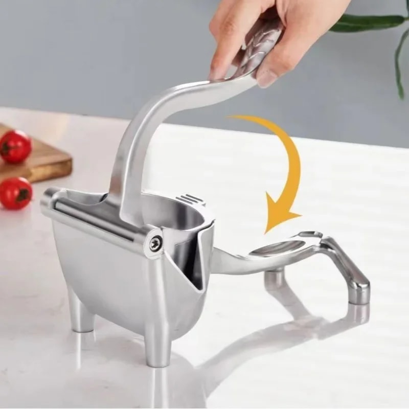 Heavy Duty Manual Citrus Juicer Aluminum Hand Press Lemon & Pomegranate Squeezer