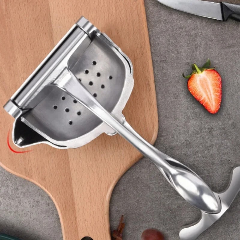 Heavy Duty Manual Citrus Juicer Aluminum Hand Press Lemon & Pomegranate Squeezer