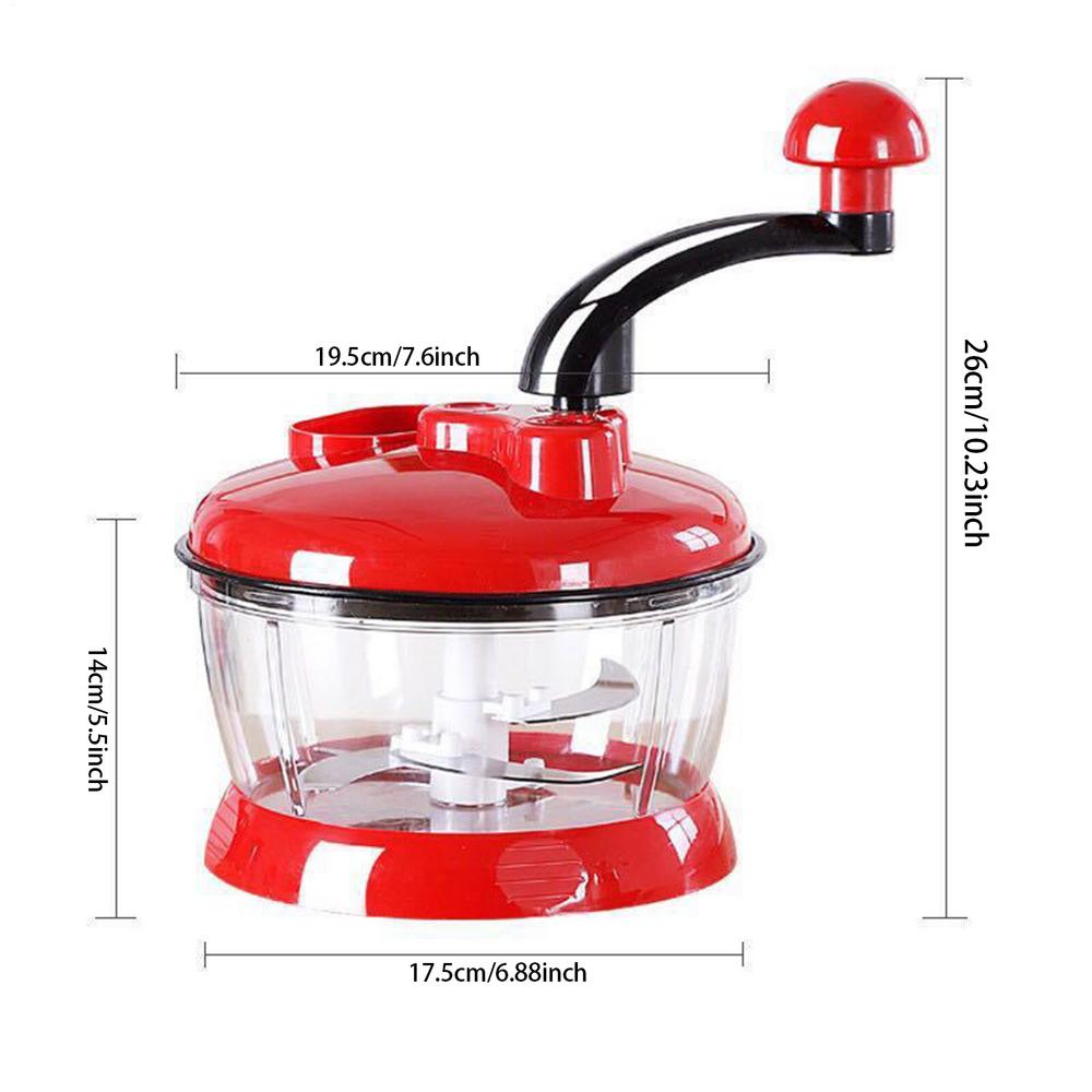 Large Capacity Manual Vegetable Chopper Hand Food Chopper with Garlic and Onion Cutter