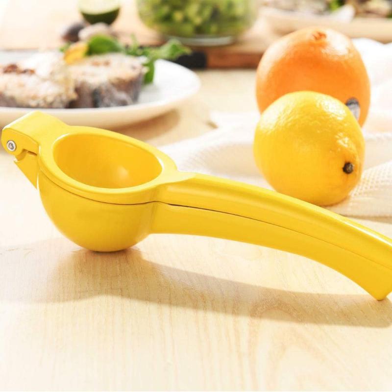 Premium Aluminum Manual Lemon Squeezer Hand Press Citrus Juicer Portable Kitchen Tool