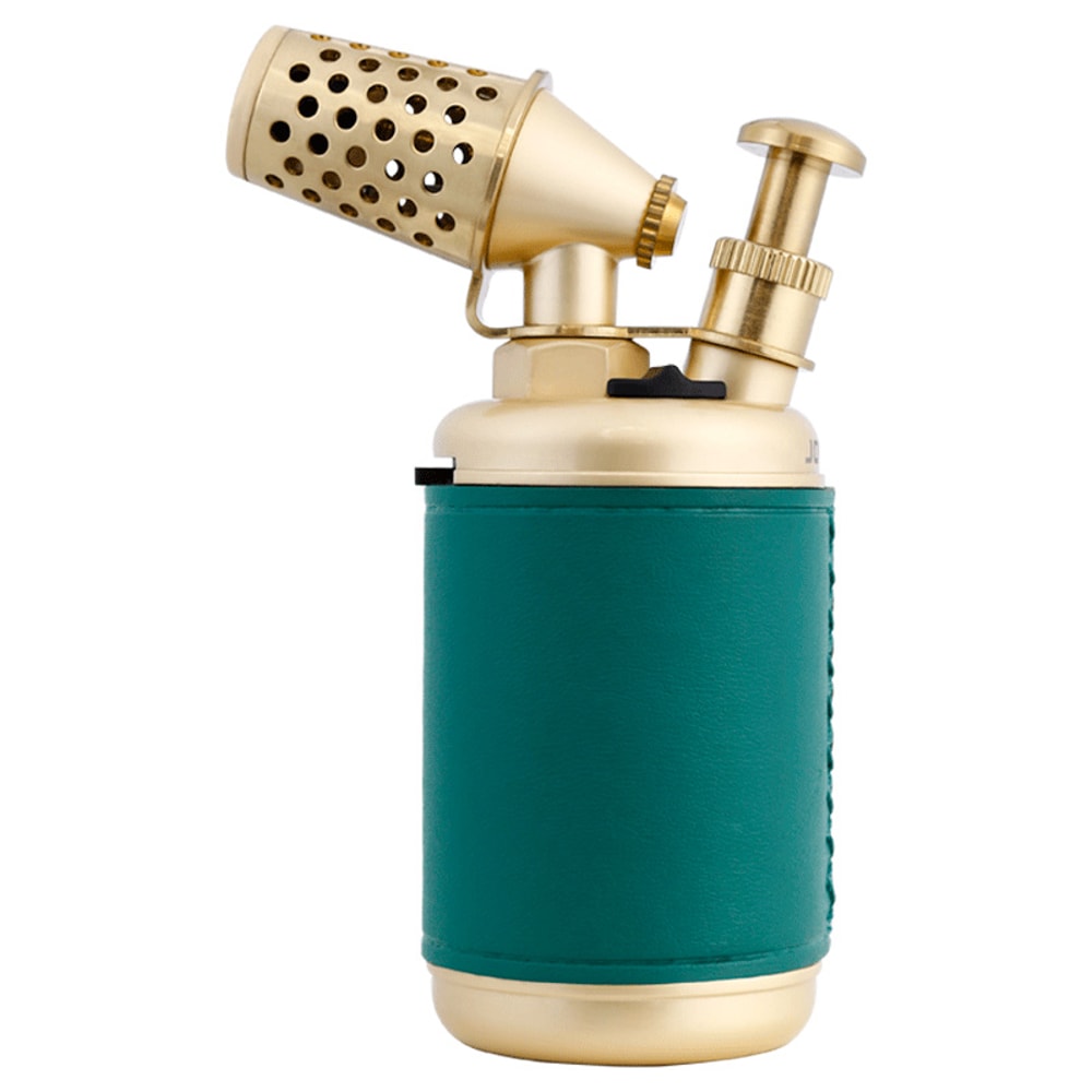 Windproof Torch Lighter With Blue Flame BuiltIn Cigar Cutter 5