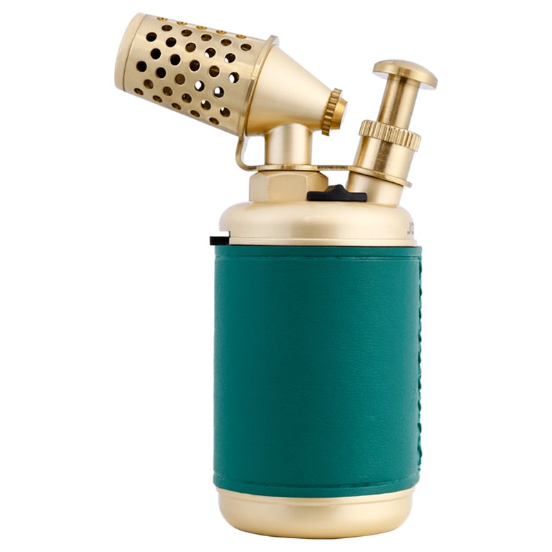 Windproof Torch Lighter With Blue Flame BuiltIn Cigar Cutter 5