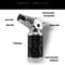 Windproof Butane Torch Lighter Adjustable Flame Cigar And Camping Tool 3
