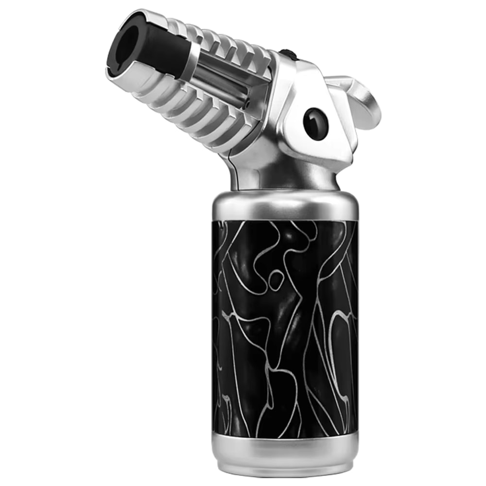 Windproof Butane Torch Lighter Adjustable Flame Cigar And Camping Tool 5