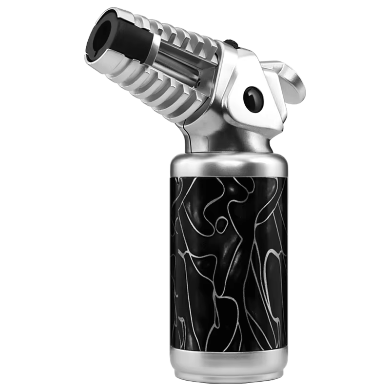 Windproof Butane Torch Lighter Adjustable Flame Cigar And Camping Tool 5