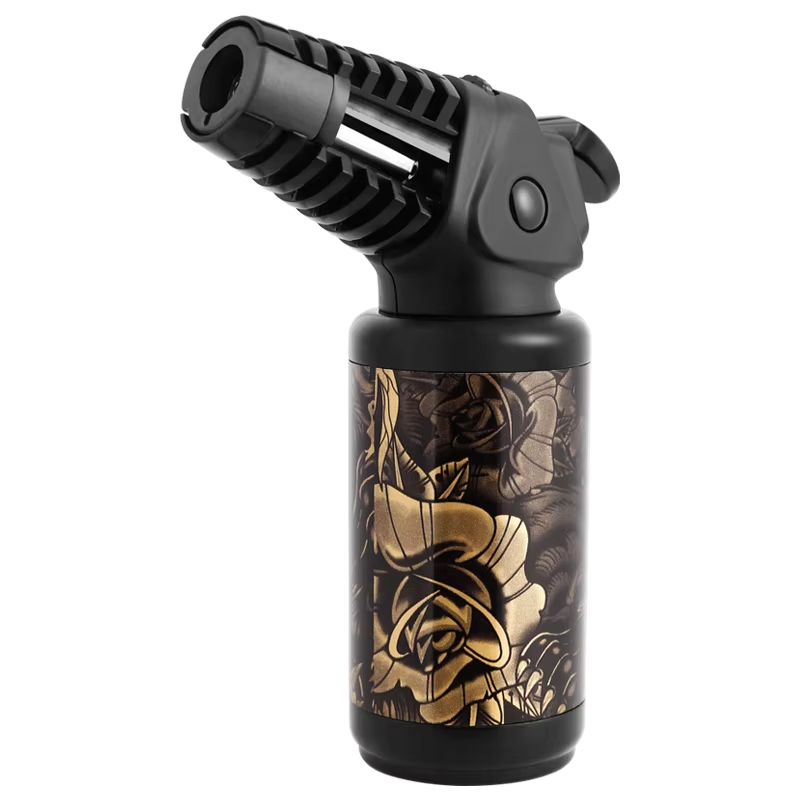 Windproof Butane Torch Lighter Adjustable Flame Cigar And Camping Tool 6