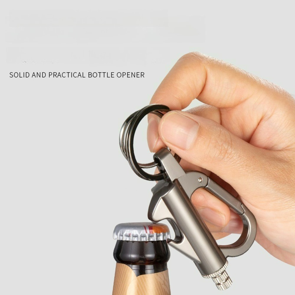 Permanent Match Lighter Keychain Waterproof Fire Starter Bottle Opener Tool 2