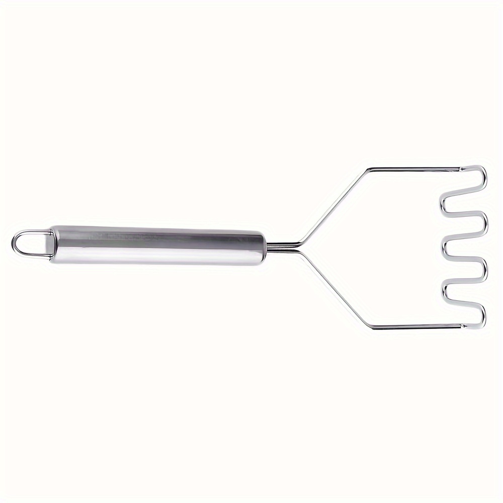 Stainless Steel Wave Potato Masher for Smooth Purees & Easy Mashing