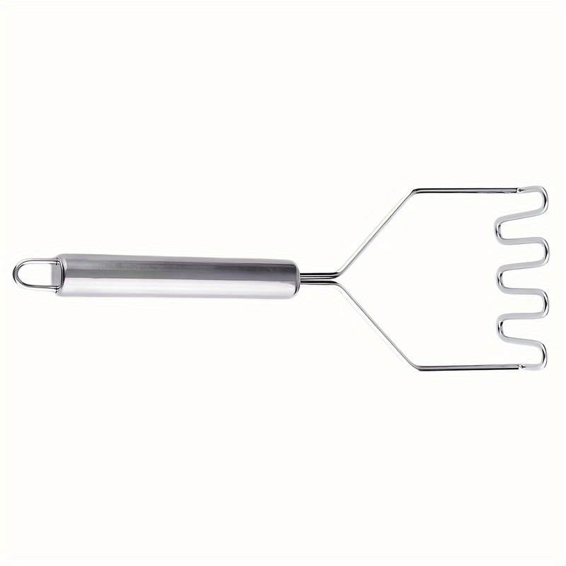 Stainless Steel Wave Potato Masher for Smooth Purees & Easy Mashing