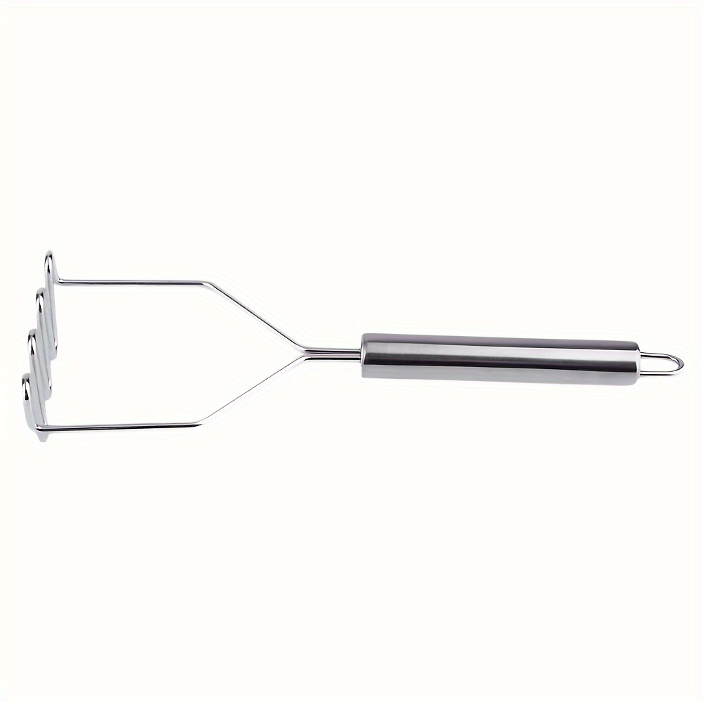 Stainless Steel Wave Potato Masher for Smooth Purees & Easy Mashing