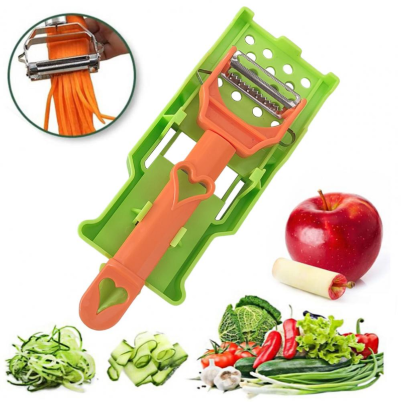 Stainless Steel Vegetable Peeler & Kitchen Slicer Tool