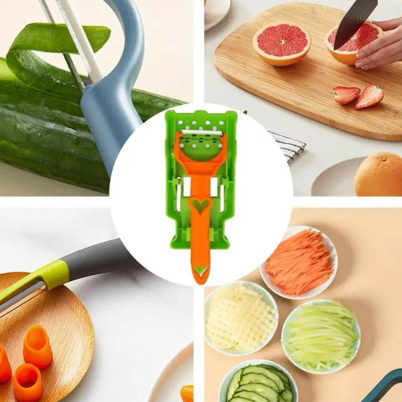 Stainless Steel Vegetable Peeler & Kitchen Slicer Tool