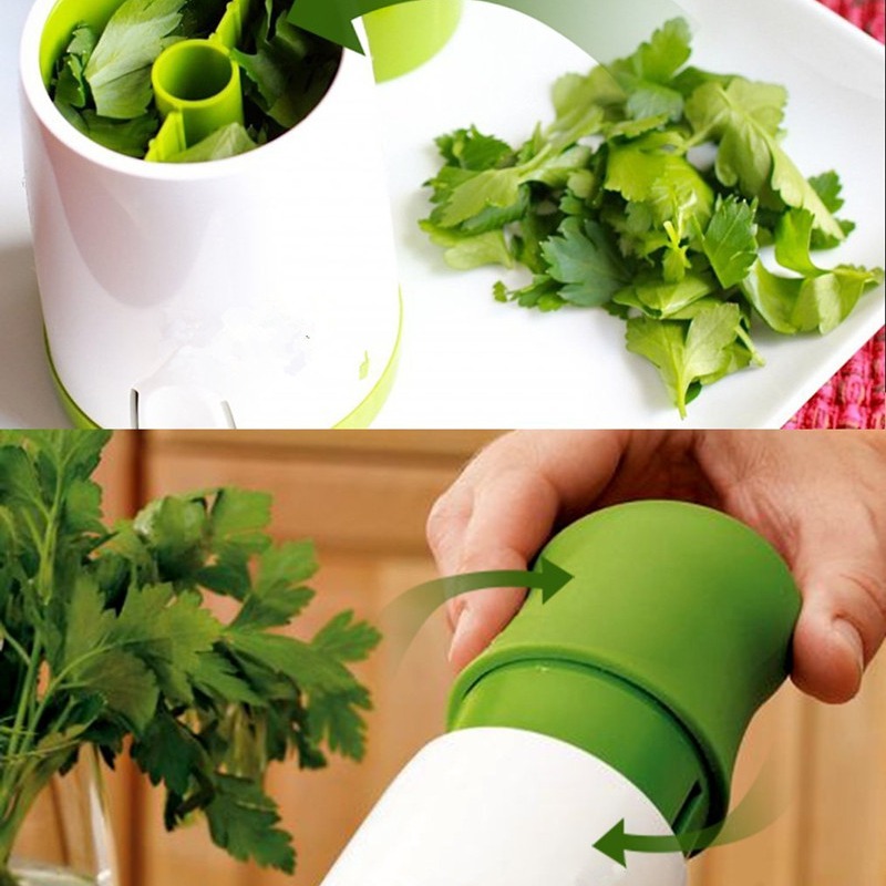 Herb Grinder Spice Mill Manual Vegetable Cutter And Coriander Mincer 1