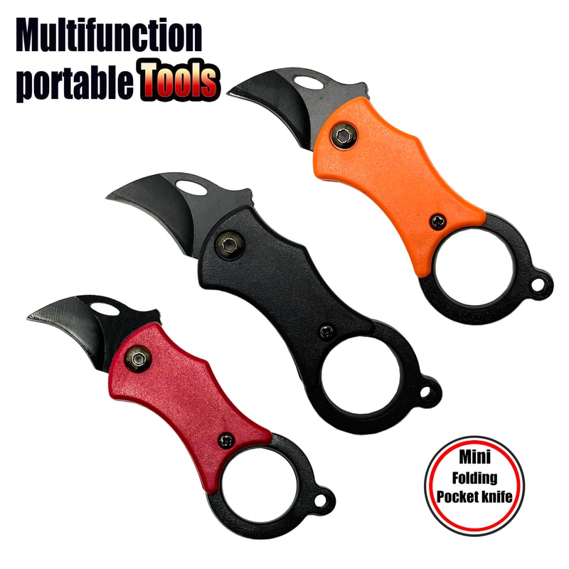 Mini Folding Knife Compact Portable Pocket Knife For EDC Camping KeychainFriendly 1