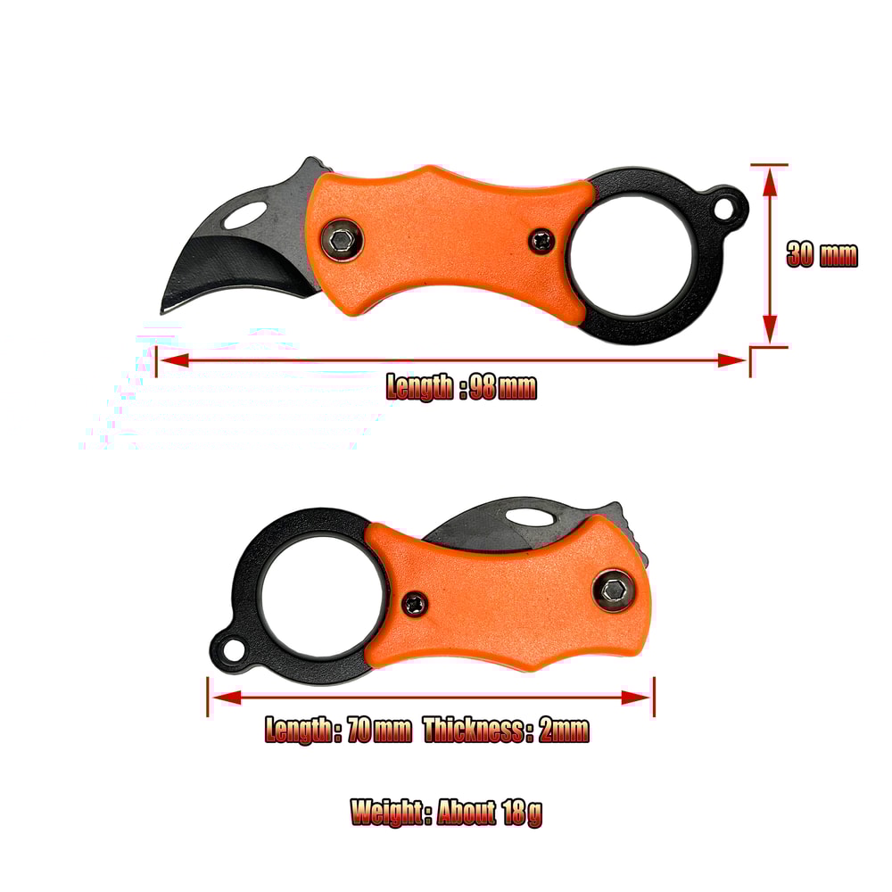 Mini Folding Knife Compact Portable Pocket Knife For EDC Camping KeychainFriendly 3