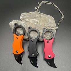 mini folding knife compact portable pocket knife for edc & camping, keychain-friendly