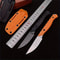 Durable Fixed Blade Knife With Blade Santoprene Handle For Camping EDC And Hiking 3