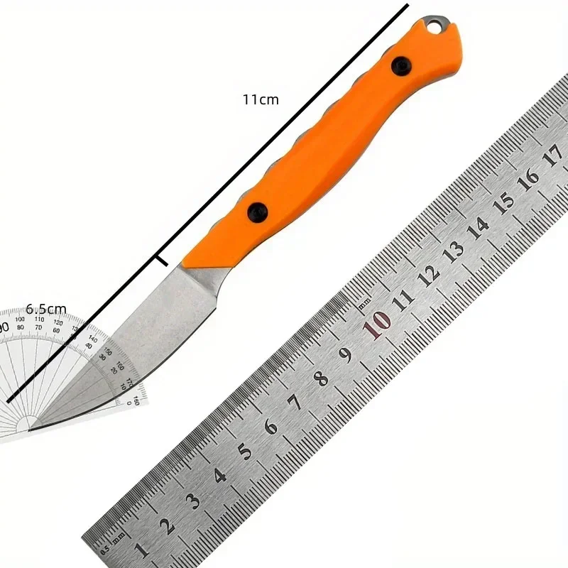 Durable Fixed Blade Knife With Blade Santoprene Handle For Camping EDC And Hiking 5