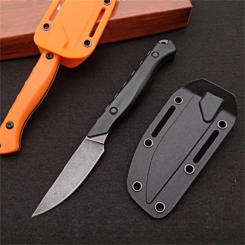 Durable Fixed Blade Knife With Blade Santoprene Handle For Camping EDC And Hiking 7