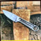 Survival Tactical Knife Multifunctional Outdoor Tool With Stainless Steel Blade Sheath 0