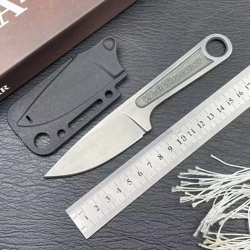 Survival Tactical Knife Multifunctional Outdoor Tool With Stainless Steel Blade Sheath 2