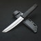 Portable Survival Knife Fixed Blade, ABS Handle, Camping EDC Multitool for Self-defense